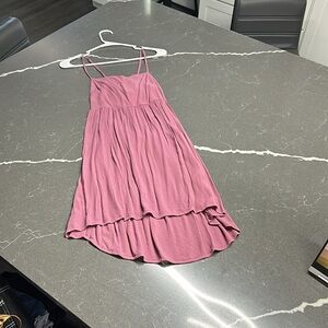 Mauve flowy dress